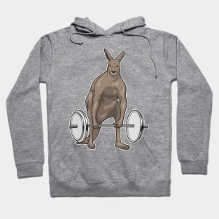 Kangaroo Bodybuilding Dumbbells Hoodie